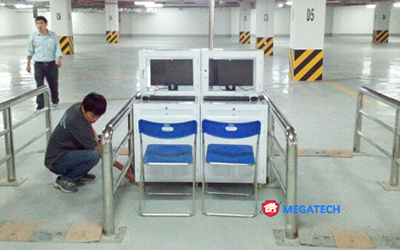 Lắp đặt hệ thống quản lý bãi đỗ xe Vincom Trà Vinh - Megatech
