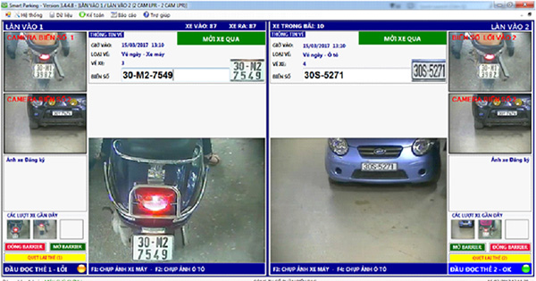 giải pháp camera nhận dạng biển số bãi đỗ xe thông minh