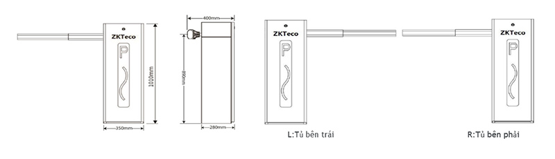 Kích thước Barrier CMP200