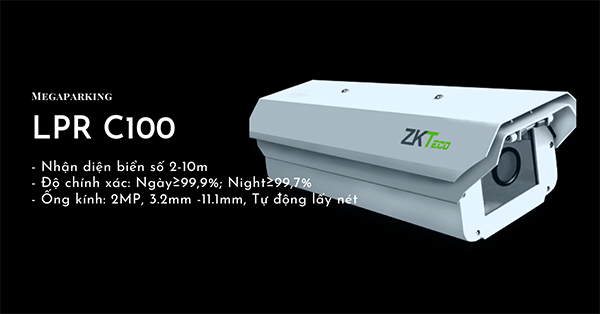 Camera nhận diện biển số ZKTeco model LPR C100
