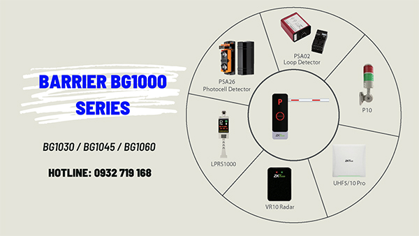 Bộ sản phẩm barrier BG1000 Series