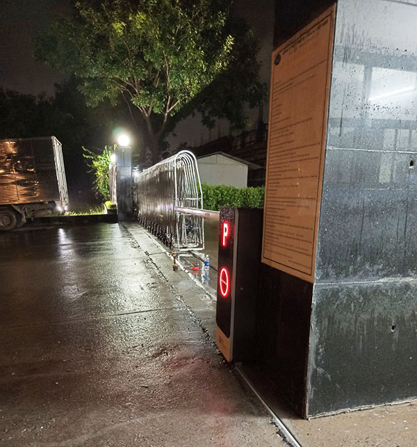 Hình ảnh lắp cổng barrier tại công ty AI Vũng Tàu